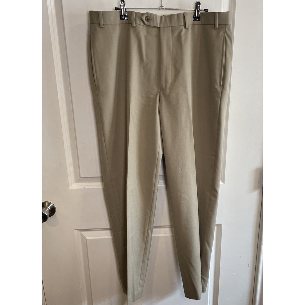 Brooks Brothers Madison Fit‎ Wool Blend Men's Khaki Pants 36x32